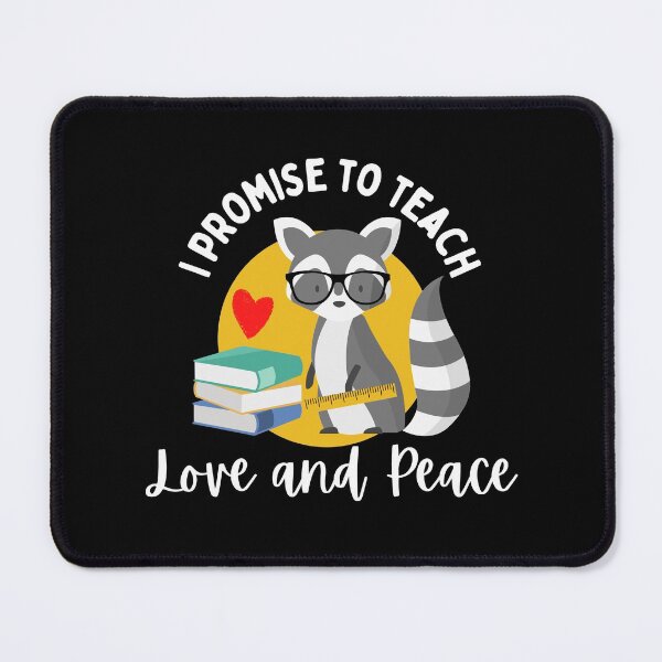Item preview, I promise to teach love and peace designed and sold by Ila Mandlik.