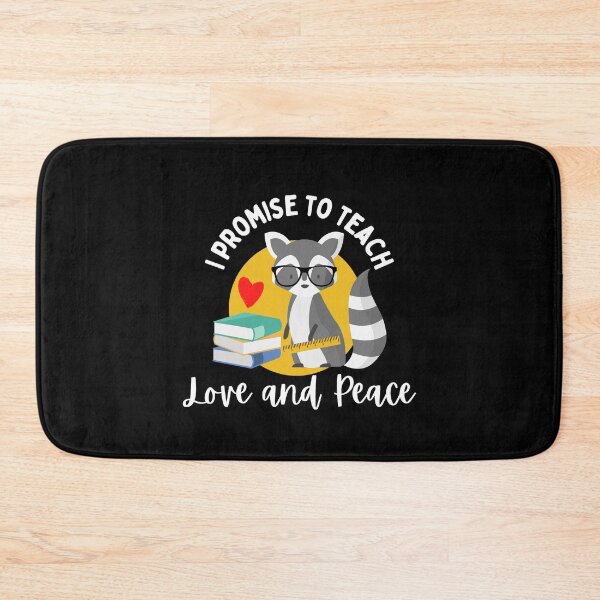 Item preview,  I promise to teach love and peace designed and sold by Ila Mandlik.