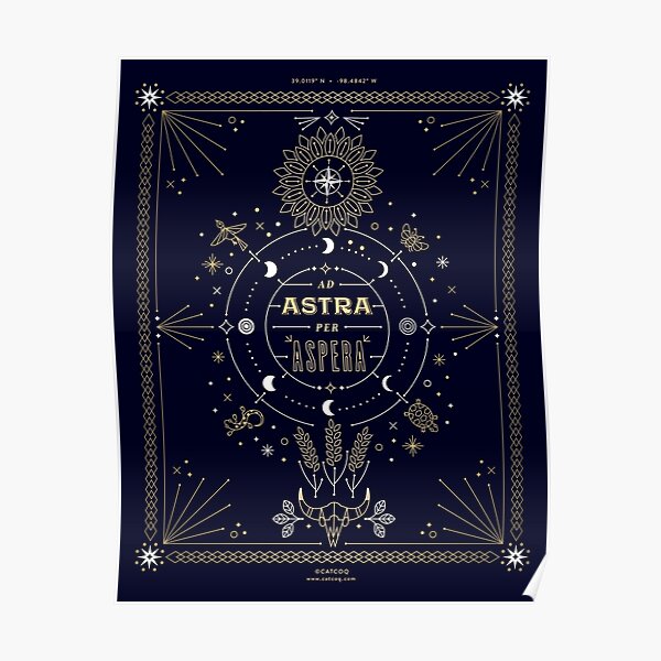 Ad Astra Per Aspera Posters | Redbubble