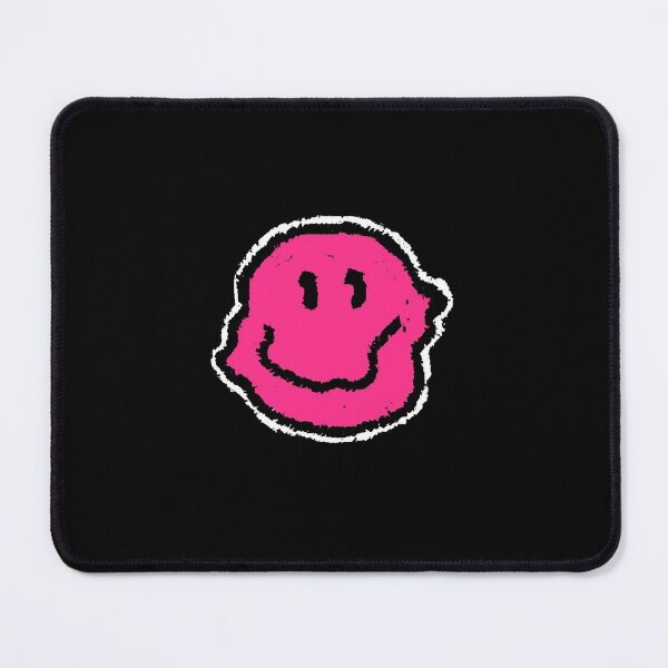Item preview, Trippy Smiley Hot Pink Face designed and sold by mythandframe.