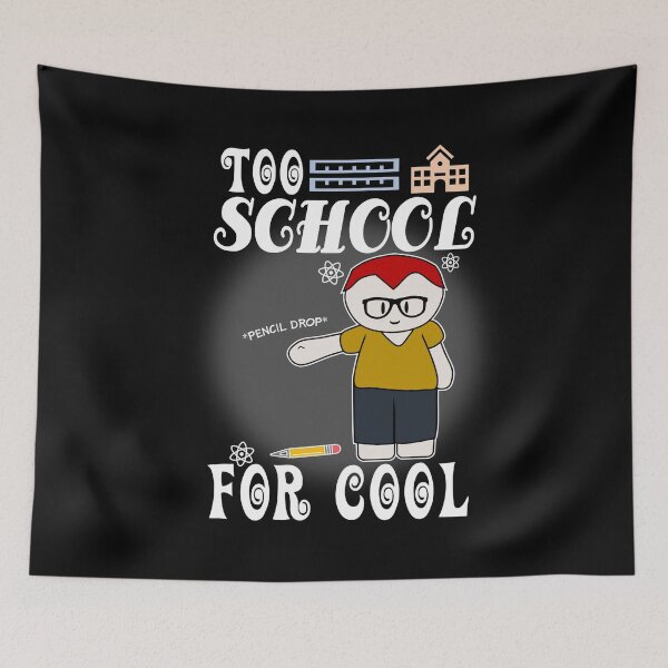 Item preview, Too School For Cool - Back To School (4 : Dark) designed and sold by the-krisney-way.