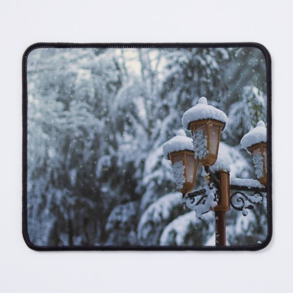 Item preview, Lamppost under the snow designed and sold by OrionPhotograph.