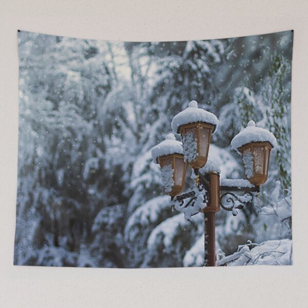 Item preview, Lamppost under the snow designed and sold by OrionPhotograph.