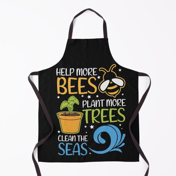 Item preview, help more bees plant more trees clean the seas designed and sold by anthonybarr1205.