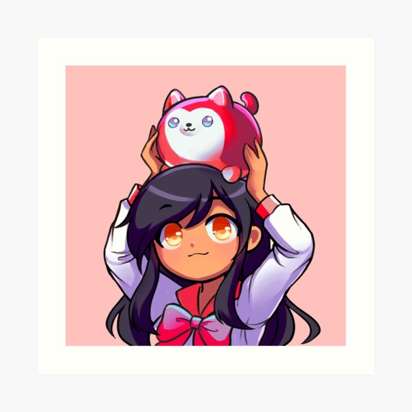 Cute Aphmau Red Art Print