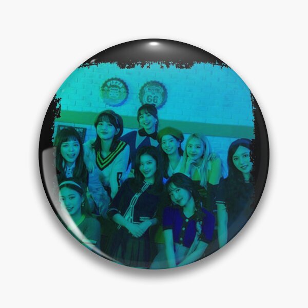 Item preview, NiziU Kpop Group Members Blue Kpop RGB Color Design designed and sold by Piosenka Art.