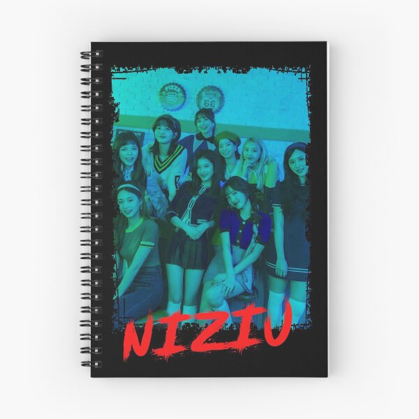 Item preview, NiziU Kpop Group Members Blue Kpop RGB Color Design designed and sold by Piosenka Art.