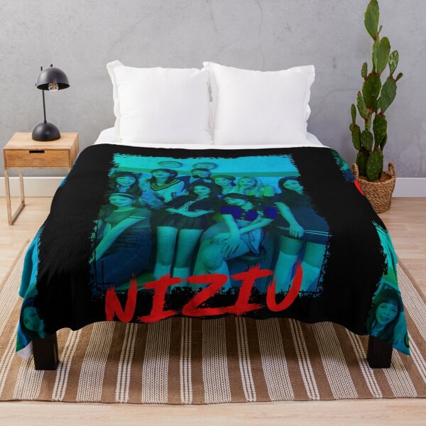 Item preview, NiziU Kpop Group Members Blue Kpop RGB Color Design designed and sold by Piosenka Art.