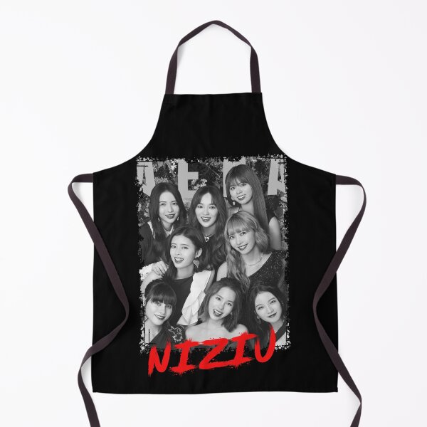Item preview, NiziU Kpop Group Members Black and White Kpop RGB Color Design designed and sold by Piosenka Art.
