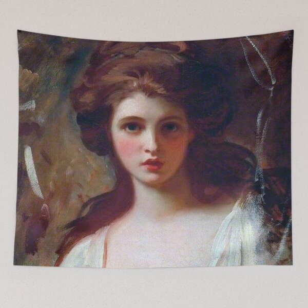 Aperçu de l'œuvre George Romney - Lady Hamilton as Circe créée et vendue par Vintage Designs +.