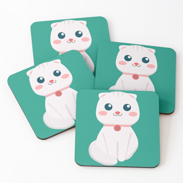Item preview, Cute Cat Cartoon (Una) designed and sold by createdbyaldrin.
