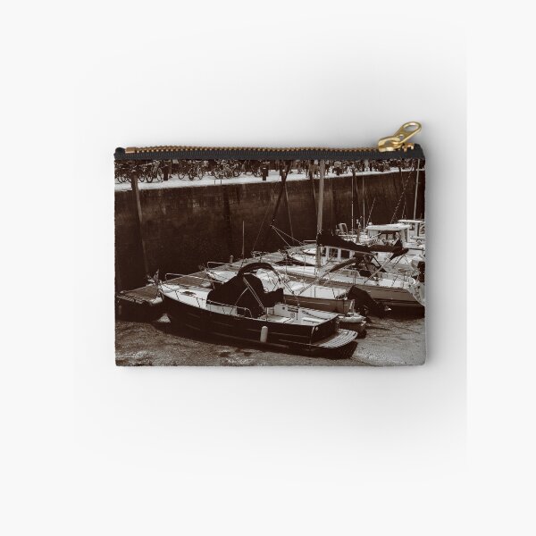 Item preview, View on the harbor of Saint-Martin-de-Ré in sepia designed and sold by FotoMahieu.