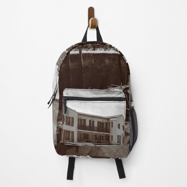 Item preview, View on the harbor of Saint-Martin-de-Ré in sepia designed and sold by FotoMahieu.