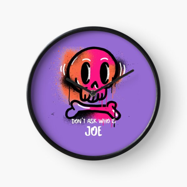 Don't Ask Who Joe Is / Joe Mama Meme Wall Clock by ByRaynard