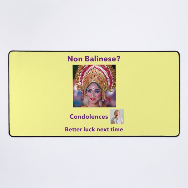 Item preview, "Condolences to Non Balinese"  pl designed and sold by skoumpourdides.