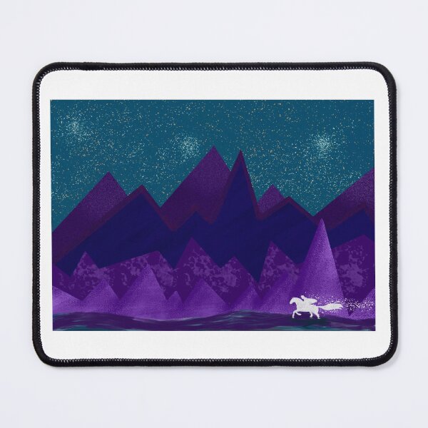 Item preview, Horse Galloping through Purple Mountains designed and sold by DesignsByJaycee.