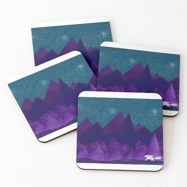 Item preview, Horse Galloping through Purple Mountains designed and sold by DesignsByJaycee.