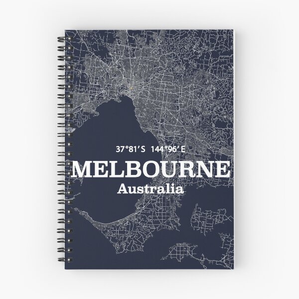 Item preview, Map of Melbourne Australia designed and sold by HouseOfBert.