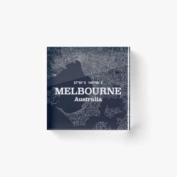 Item preview, Map of Melbourne Australia designed and sold by HouseOfBert.