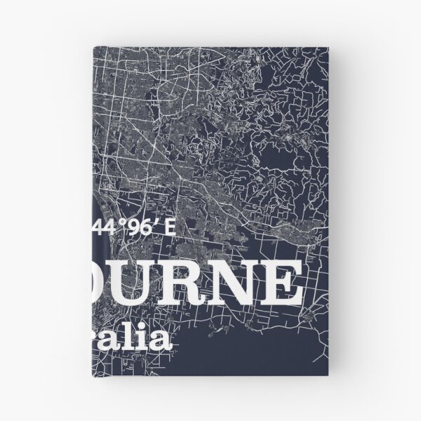 Item preview, Map of Melbourne Australia designed and sold by HouseOfBert.