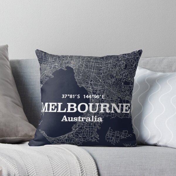 Item preview, Map of Melbourne Australia designed and sold by HouseOfBert.
