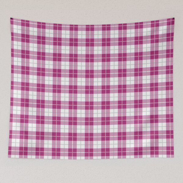 Item preview, Pink and White Checked Gingham Pattern designed and sold by thesnowwhyte.