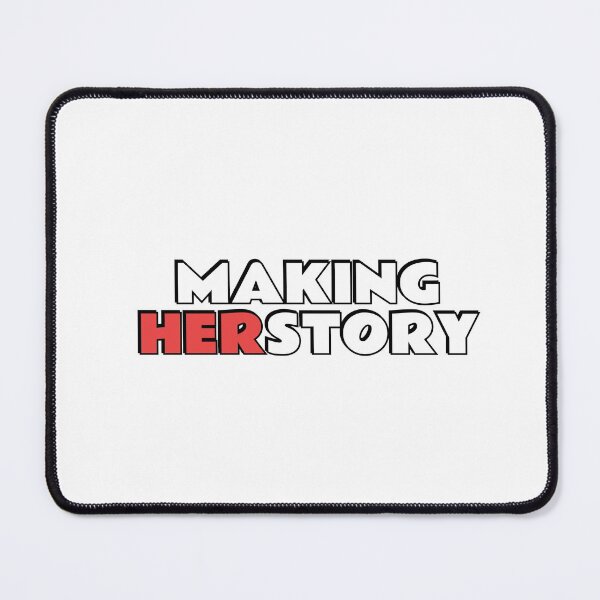 Item preview, Making Herstory red and white designed and sold by Inspirationmotivation.