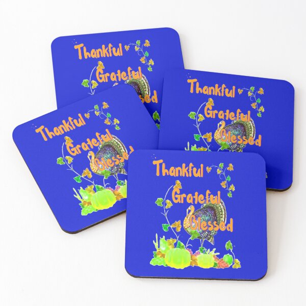 Item preview, Turkey and Pumpkins, nr 2, Plaid and all things pumpkin Thanksgiving ,Thankful Grateful Blessed, Pumpkin spice and all things nice designed and sold by Adri Barnard.