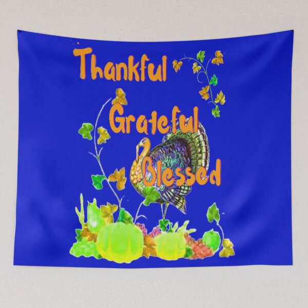 Item preview, Turkey and Pumpkins, nr 2, Plaid and all things pumpkin Thanksgiving ,Thankful Grateful Blessed, Pumpkin spice and all things nice designed and sold by Adri Barnard.