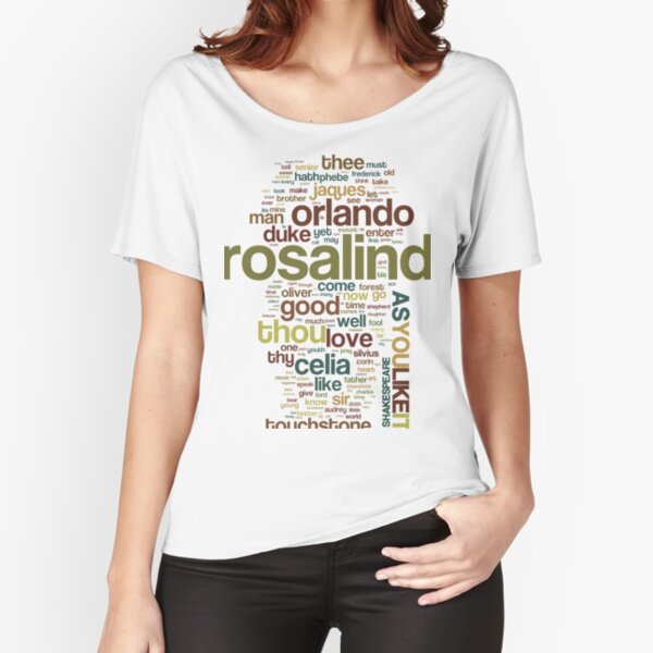 Shakespeare's As You Like It Wordplay Relaxed Fit T-Shirt