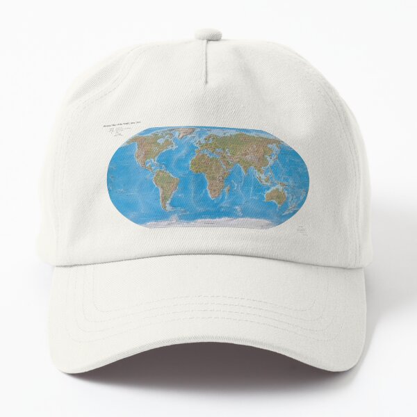 #Physical #Map of the #World 2003 Dad Hat