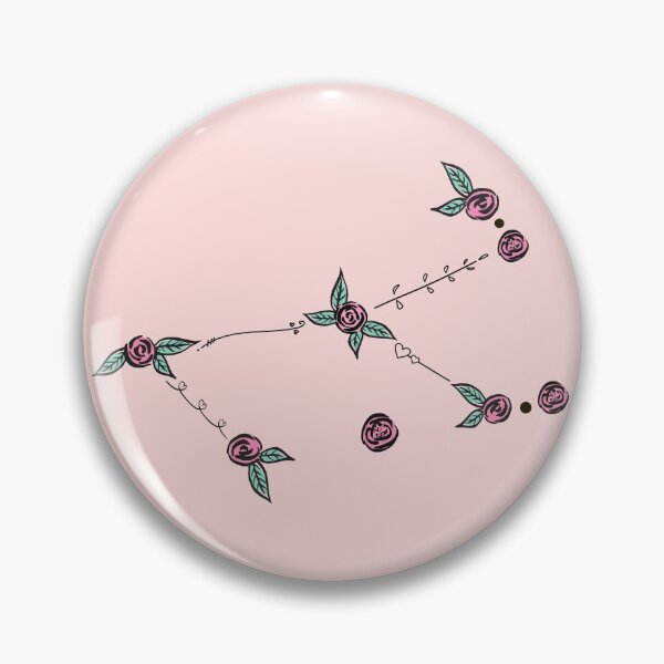 Item preview, Monoceros (Unicorn) Constellation Roses and Hearts Doodle designed and sold by EndlessDoodles.