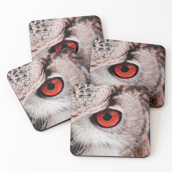 Item preview, An owl with red eyes designed and sold by FindYouByZ.