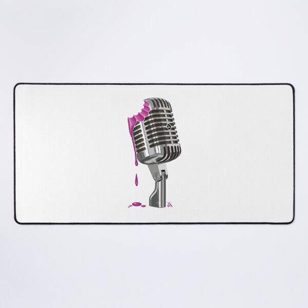 Item preview, Bite the Microphone Pink designed and sold by zomboy.