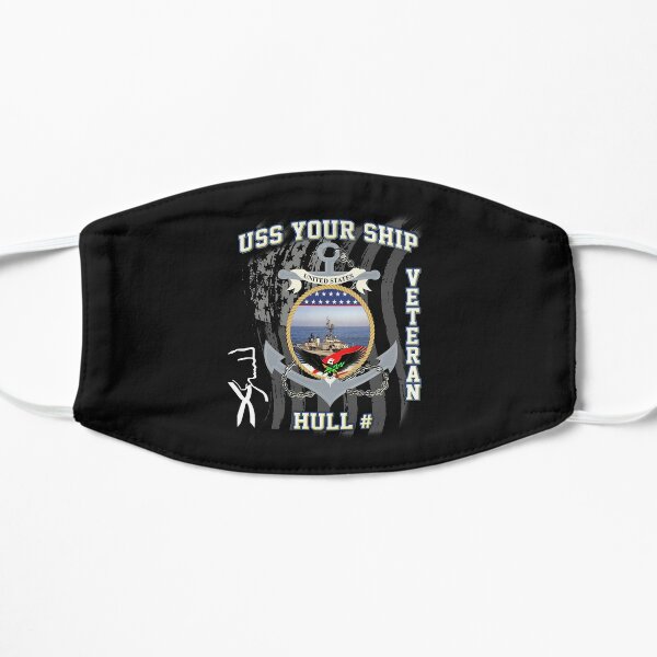 uss your ship veteran hull Flat Mask