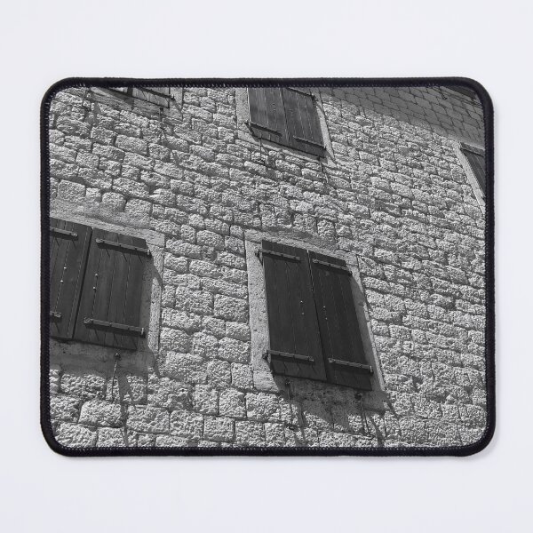 Item preview, Old Stone House in Kotor, Montenegro (black & white) designed and sold by Heaven-Earth.