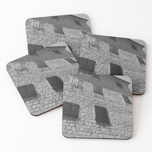 Item preview, Old Stone House in Kotor, Montenegro (black & white) designed and sold by Heaven-Earth.
