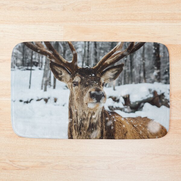 Item preview, Deer in the snow designed and sold by OrionPhotograph.