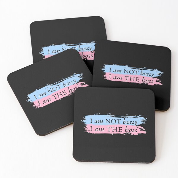 Item preview, I Am Not Bossy I Am The Boss (Blue and Pink) - Leadership designed and sold by CaitU.