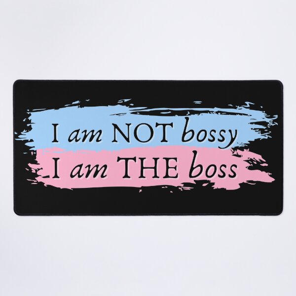 Item preview, I Am Not Bossy I Am The Boss (Blue and Pink) - Leadership designed and sold by CaitU.