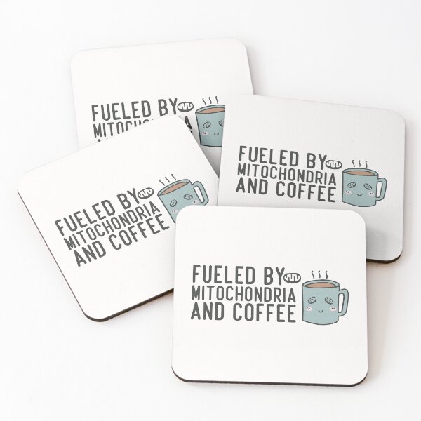 Item preview, fueled by metochondria and coffee funny gift for Science Teacher who loves coffee - World Teacher's Day designed and sold by QUEEN-WIVER.