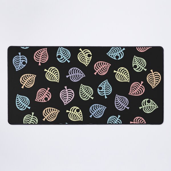 Aperçu de l'œuvre Nook Leaf Aloha Logo - Rainbow Pastel Colors on Black créée et vendue par TheMajesticGoat.