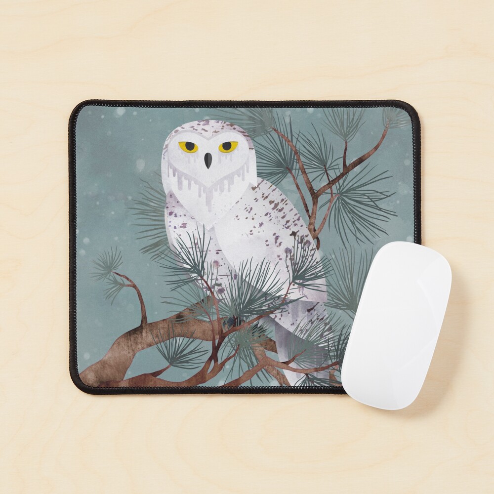 Snowy Mouse Pad
