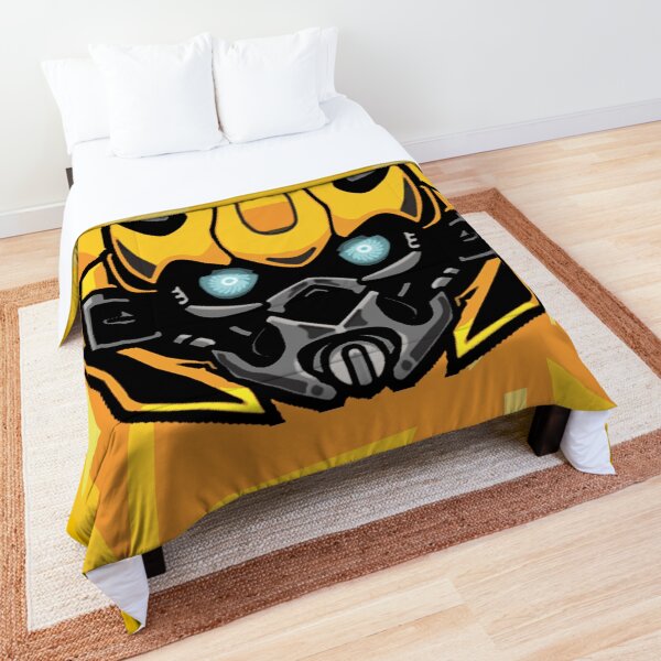 bumble bee head vector Comforter