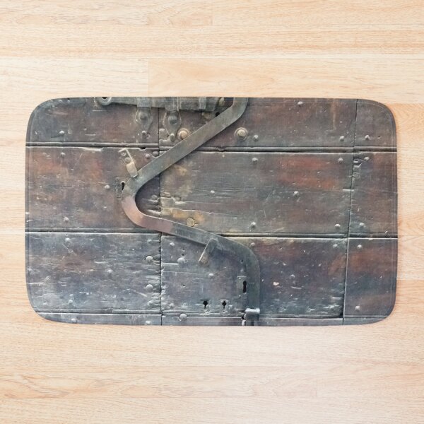 Item preview, Antique door latch wooden door Rome Italy designed and sold by Anna Lemos.