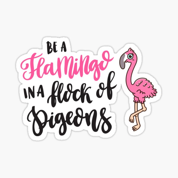 Flamingo Pigeon Large Sign Wall Art Hanging Plaque Shed Gate Metal Gift Quote 