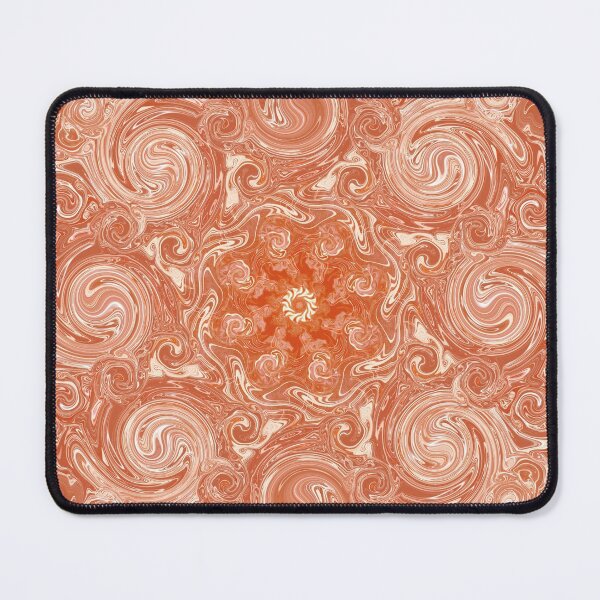 Item preview, Marvellous Marble Mandala: Lolly Orange designed and sold by PrintInks.