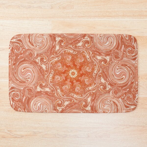 Item preview, Marvellous Marble Mandala: Lolly Orange designed and sold by PrintInks.