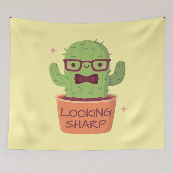 Item preview, Cute Cactus With Glasses Looking Sharp designed and sold by rustydoodle.