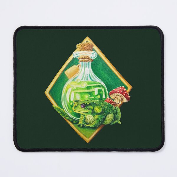 Item preview, Magical Toad Witch, Wizard, and Warlock Familiar designed and sold by marsunicornio.